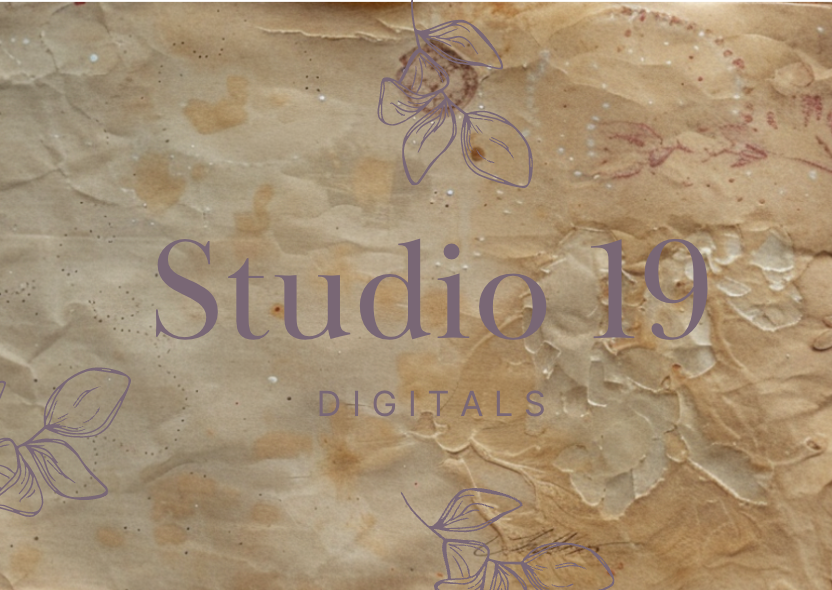Tea dyed papers - 34 pages (DIGITAL FILE)