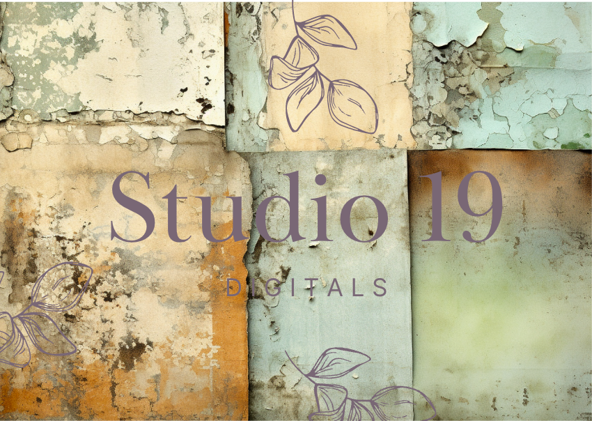 Steampunk scrapbook papers - 47 pages (DIGITAL FILE)