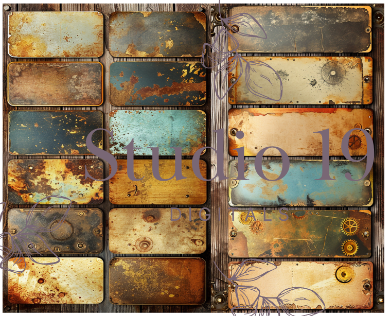 Steampunk ephemera papers - 30 pages DIGITAL FILE