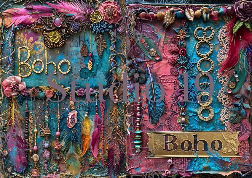 Rich Boho MEGA Kit (34 pages) DIGITAL FILE