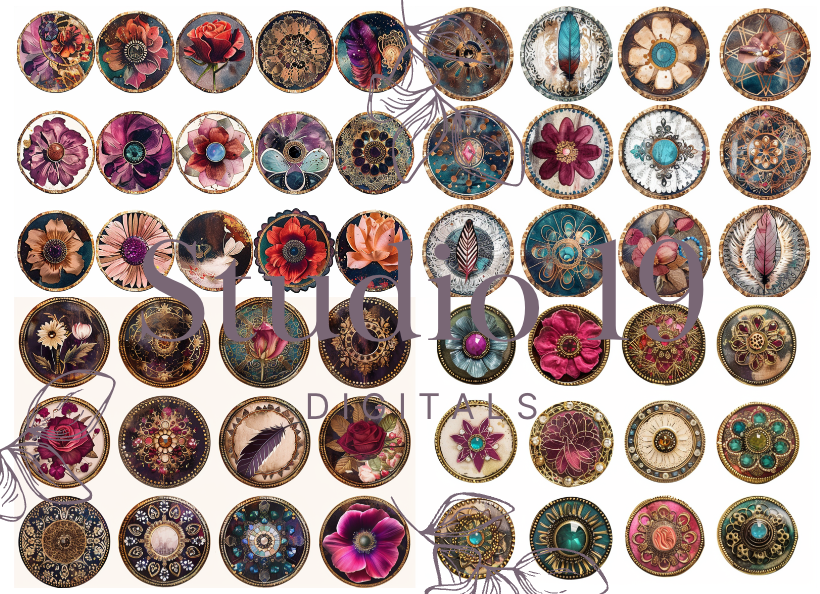 Rich Boho MEGA Kit (34 pages) DIGITAL FILE