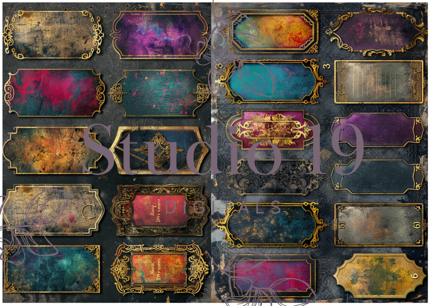 Rich Boho MEGA Kit (34 pages) DIGITAL FILE