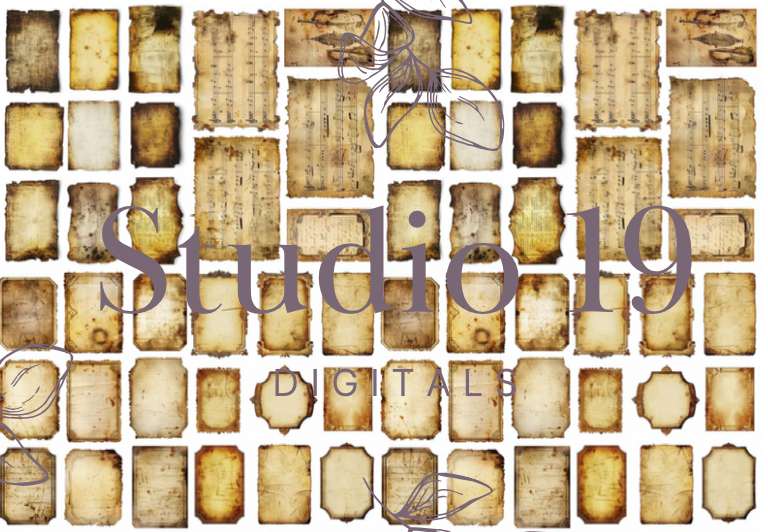 Vintage music collection - 44 papers (DIGITAL FILE)