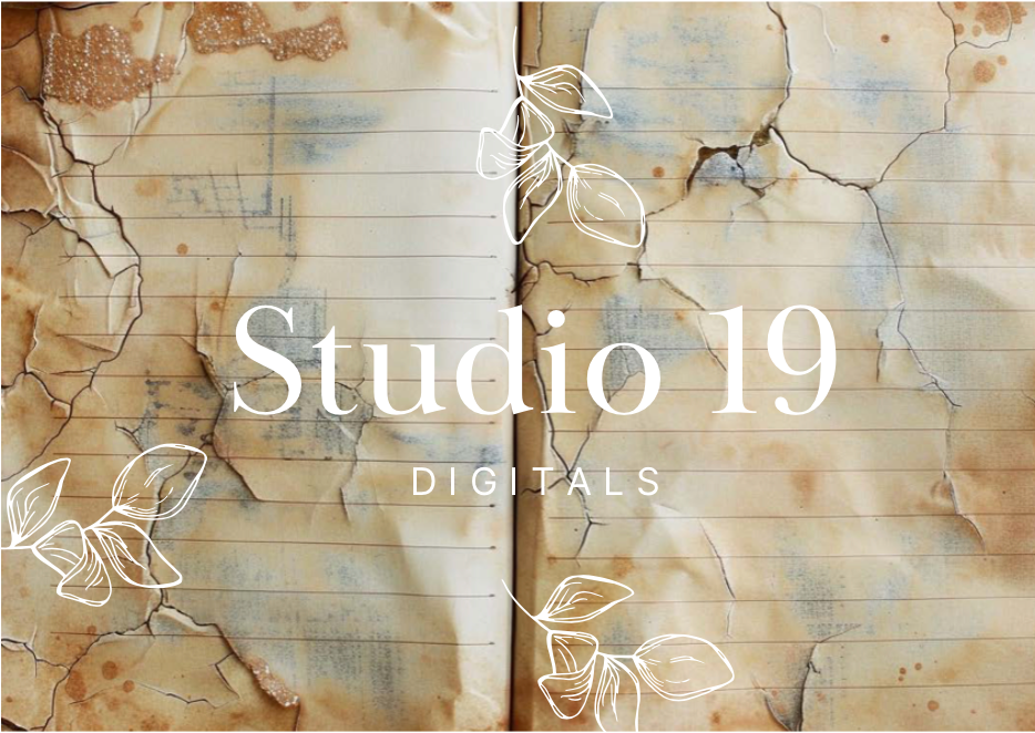 Shabby journal papers (24 papers) DIGITAL FILE