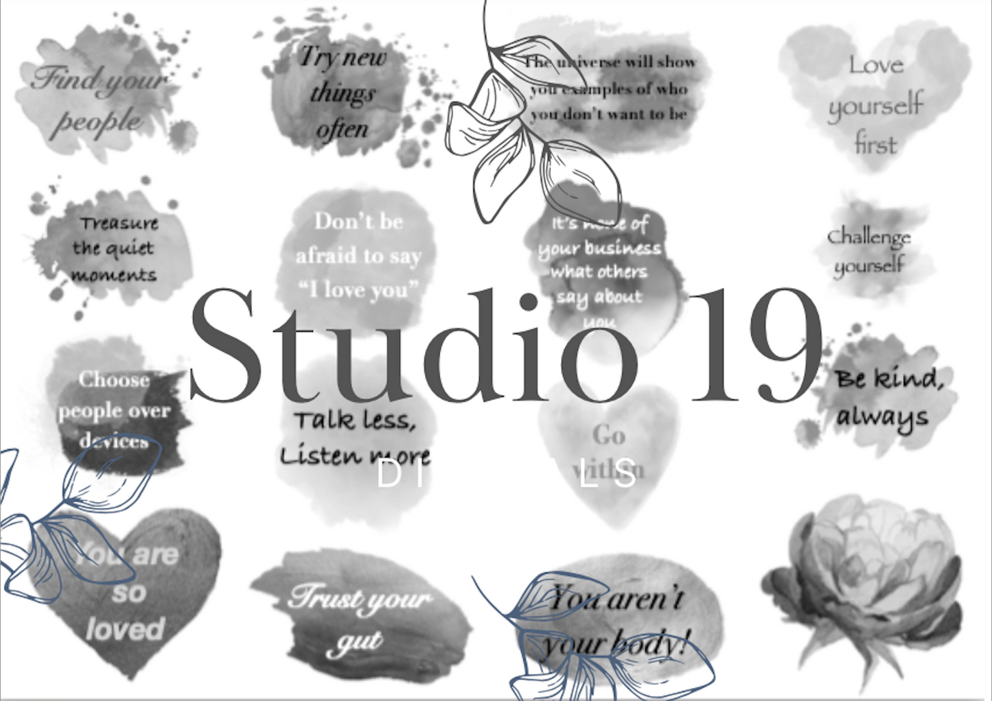 Motivational quotes - 6 pages - DIGITAL FILE