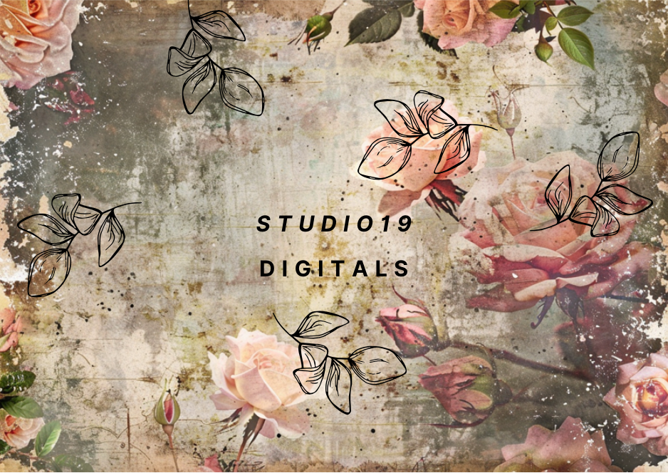 Vintage Rose MEGA Kit (41 papers) DIGITAL FILE