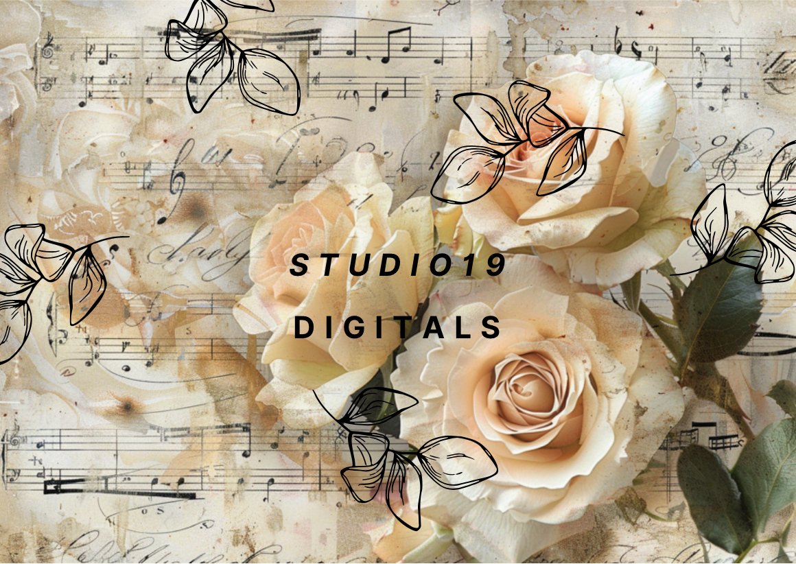 Vintage Rose MEGA Kit (41 papers) DIGITAL FILE