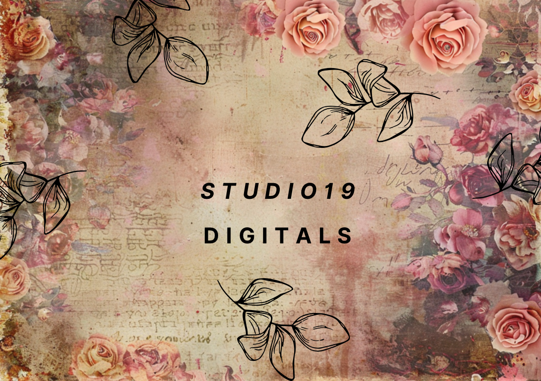 Vintage Rose MEGA Kit (41 papers) DIGITAL FILE