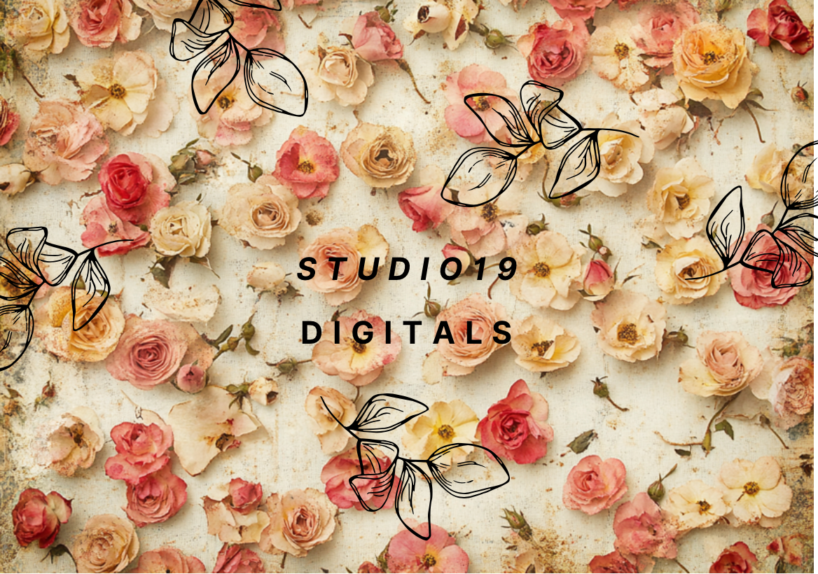 Vintage Rose MEGA Kit (41 papers) DIGITAL FILE