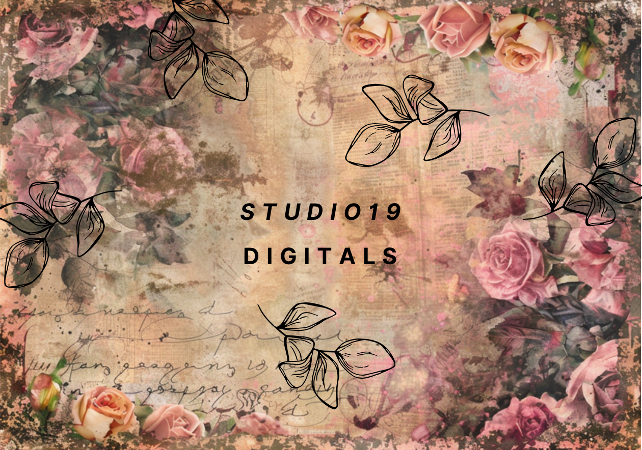 Vintage Rose MEGA Kit (41 papers) DIGITAL FILE