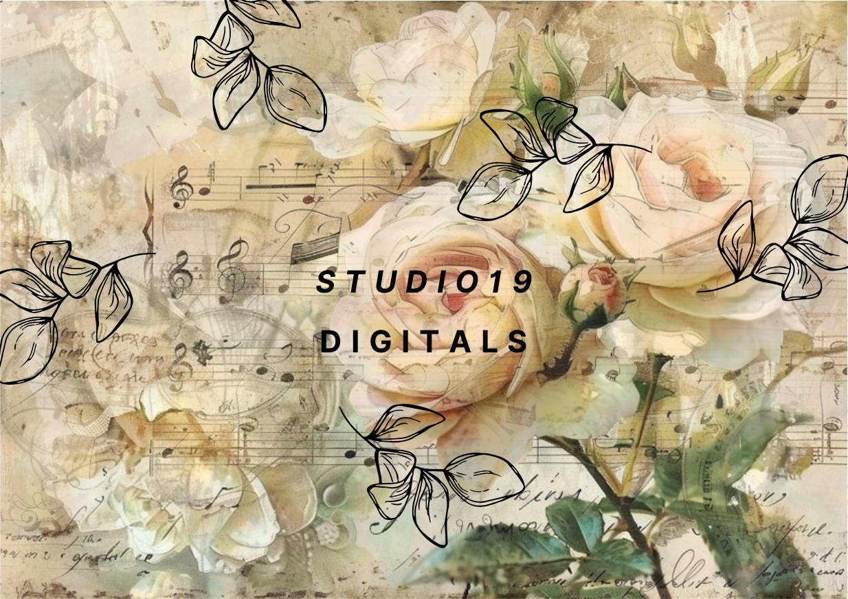 Vintage Rose MEGA Kit (41 papers) DIGITAL FILE