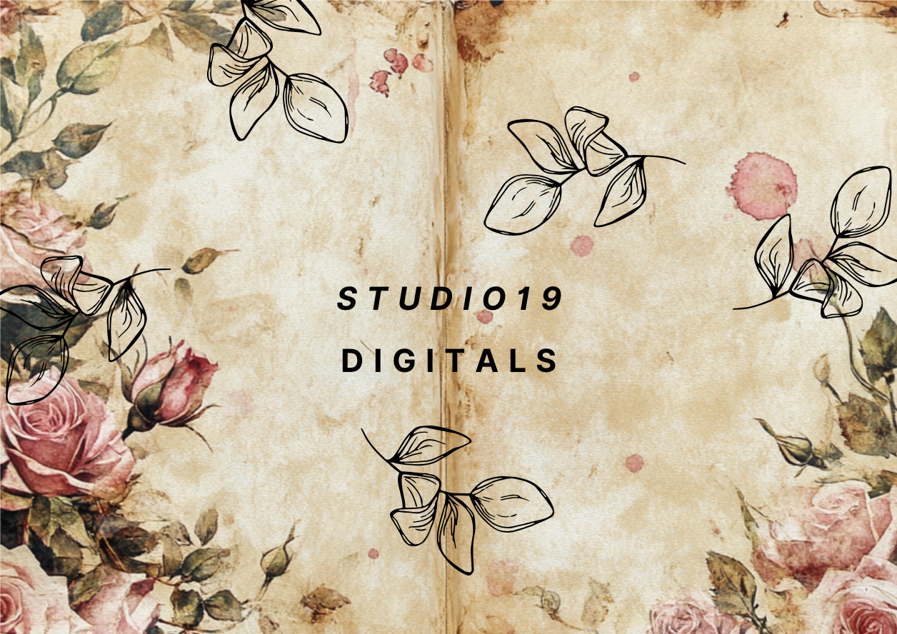 Vintage Rose MEGA Kit (41 papers) DIGITAL FILE