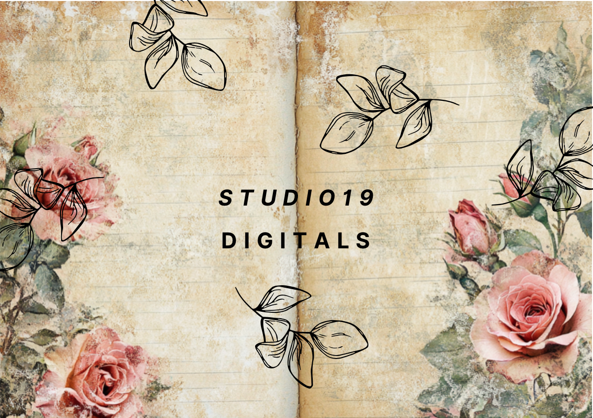 Vintage Rose MEGA Kit (41 papers) DIGITAL FILE
