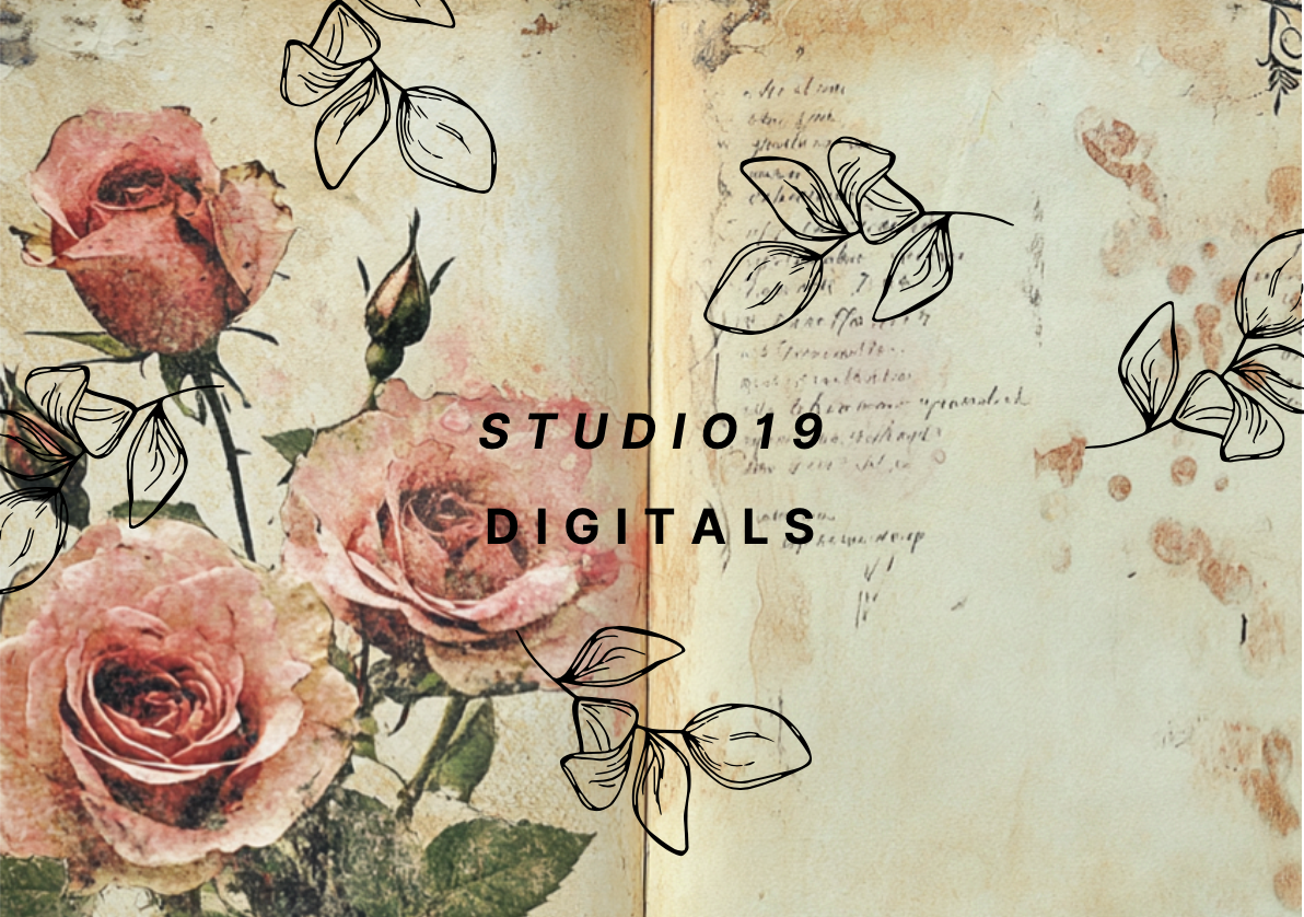 Vintage Rose MEGA Kit (41 papers) DIGITAL FILE
