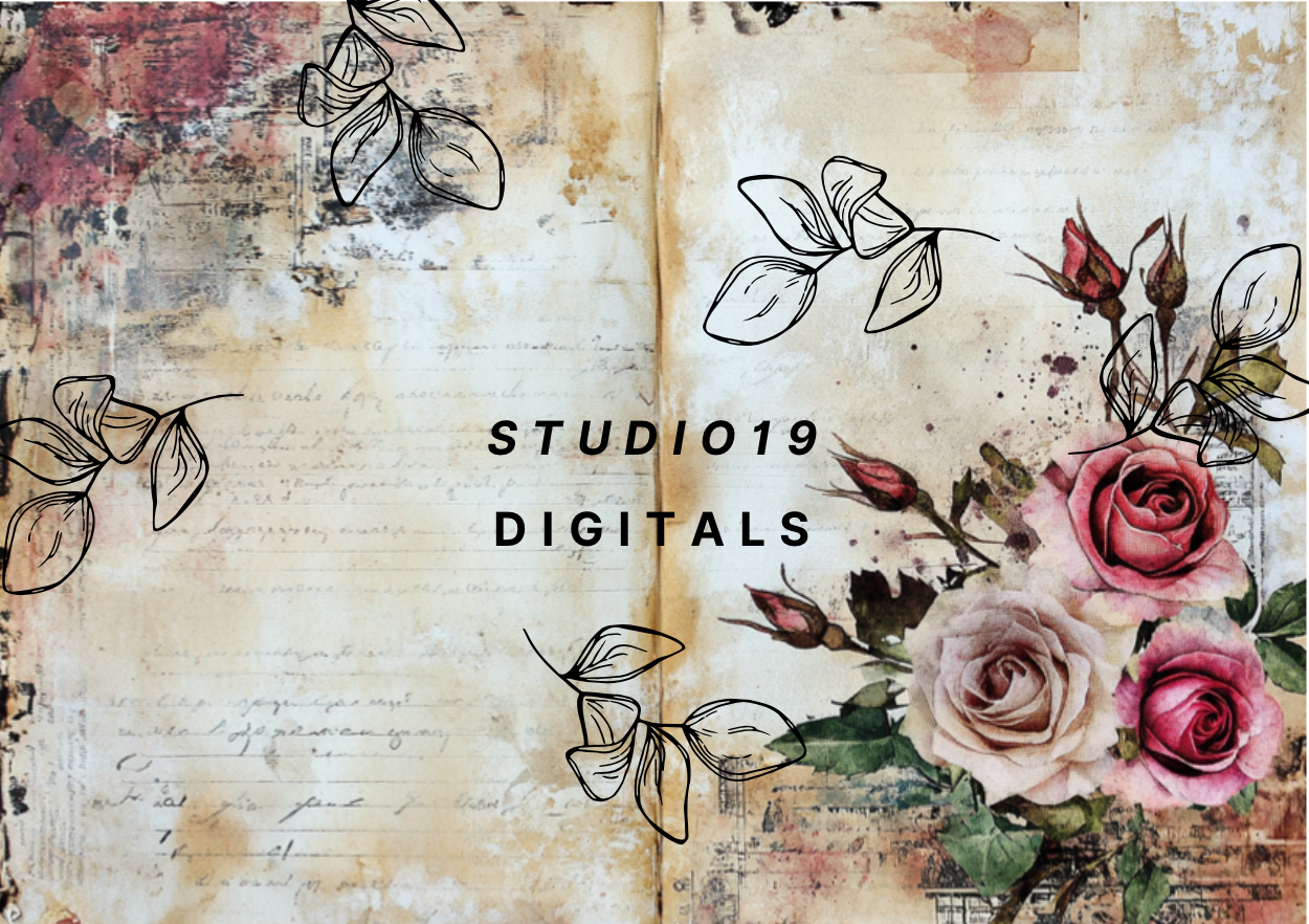 Vintage Rose MEGA Kit (41 papers) DIGITAL FILE
