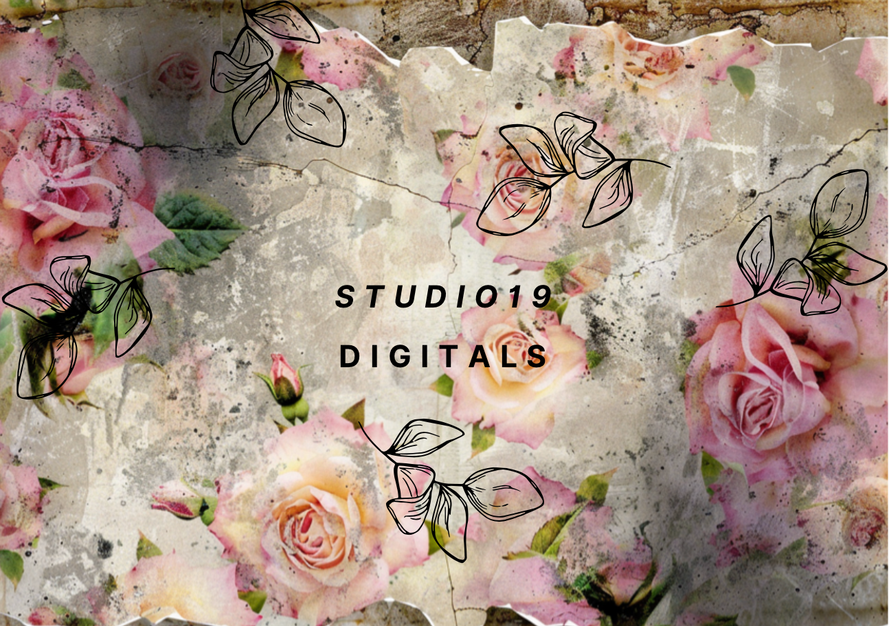 Vintage Rose MEGA Kit (41 papers) DIGITAL FILE