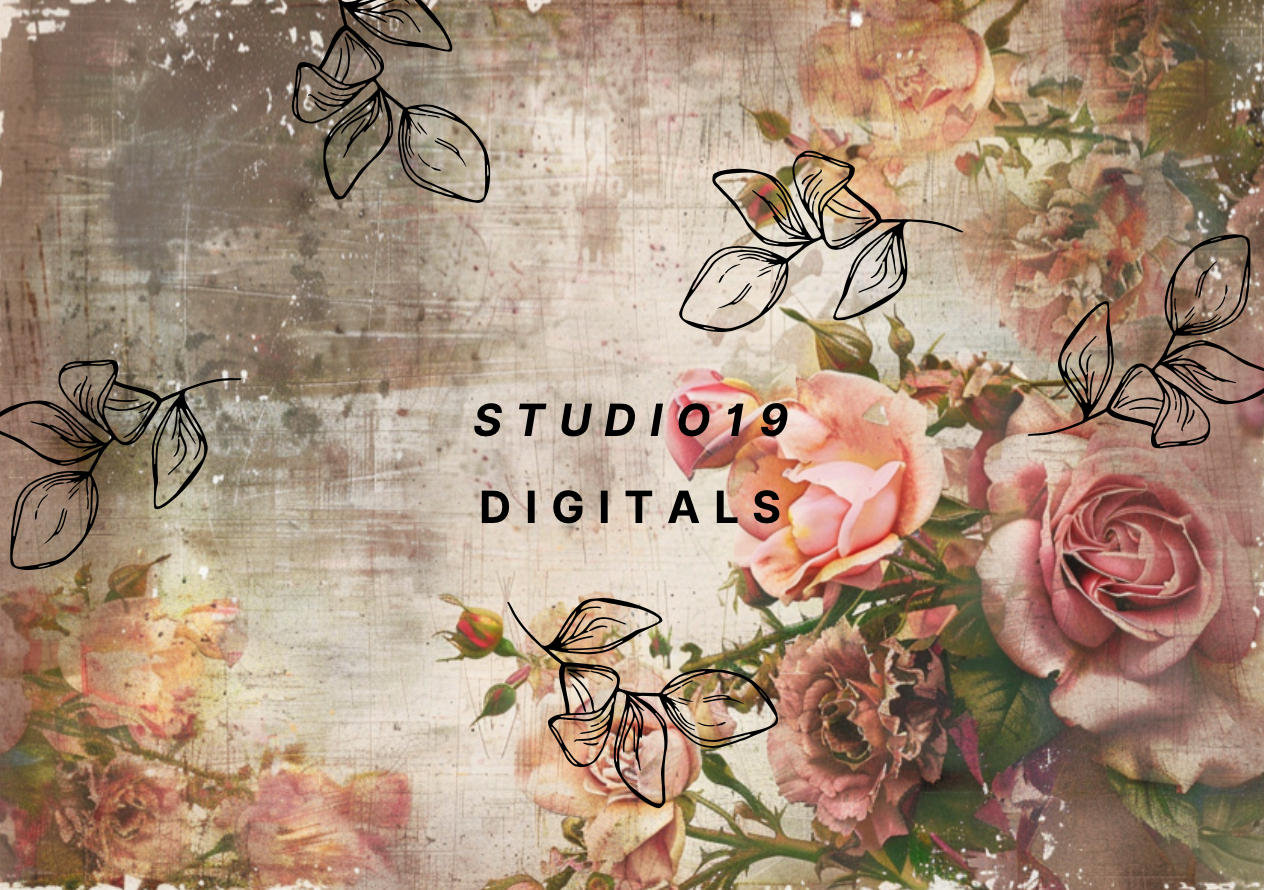 Vintage Rose MEGA Kit (41 papers) DIGITAL FILE