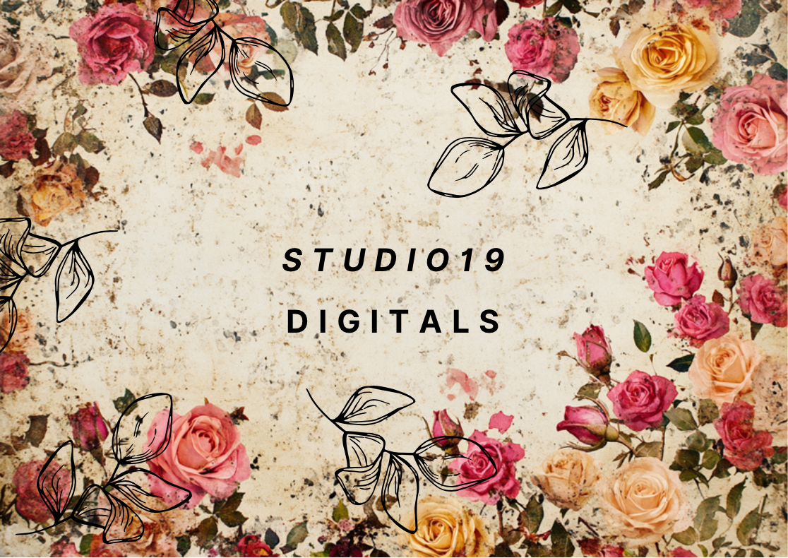 Vintage Rose MEGA Kit (41 papers) DIGITAL FILE