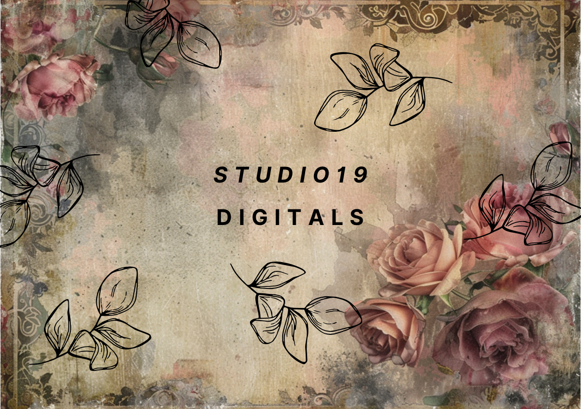 Vintage Rose MEGA Kit (41 papers) DIGITAL FILE