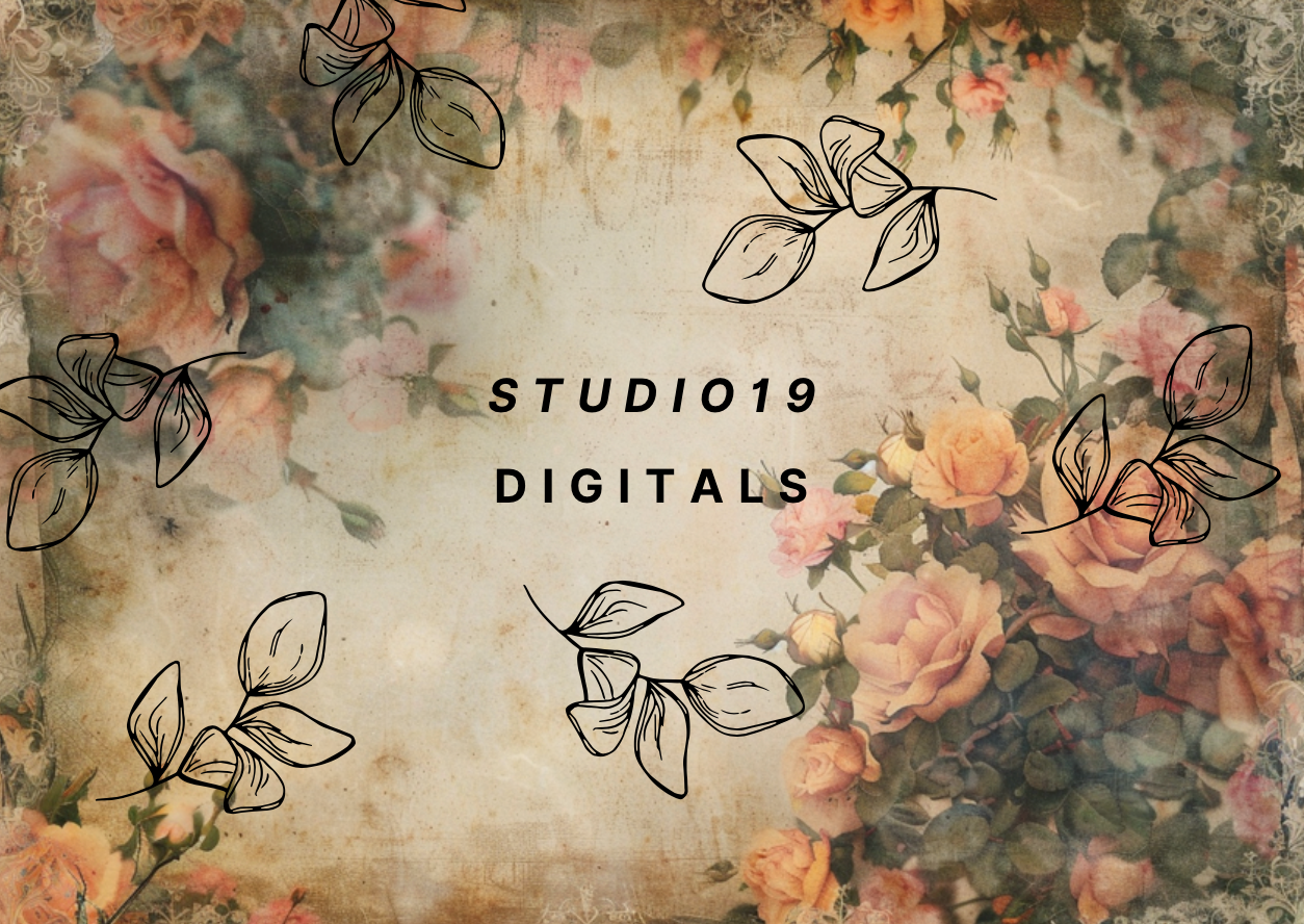 Vintage Rose MEGA Kit (41 papers) DIGITAL FILE