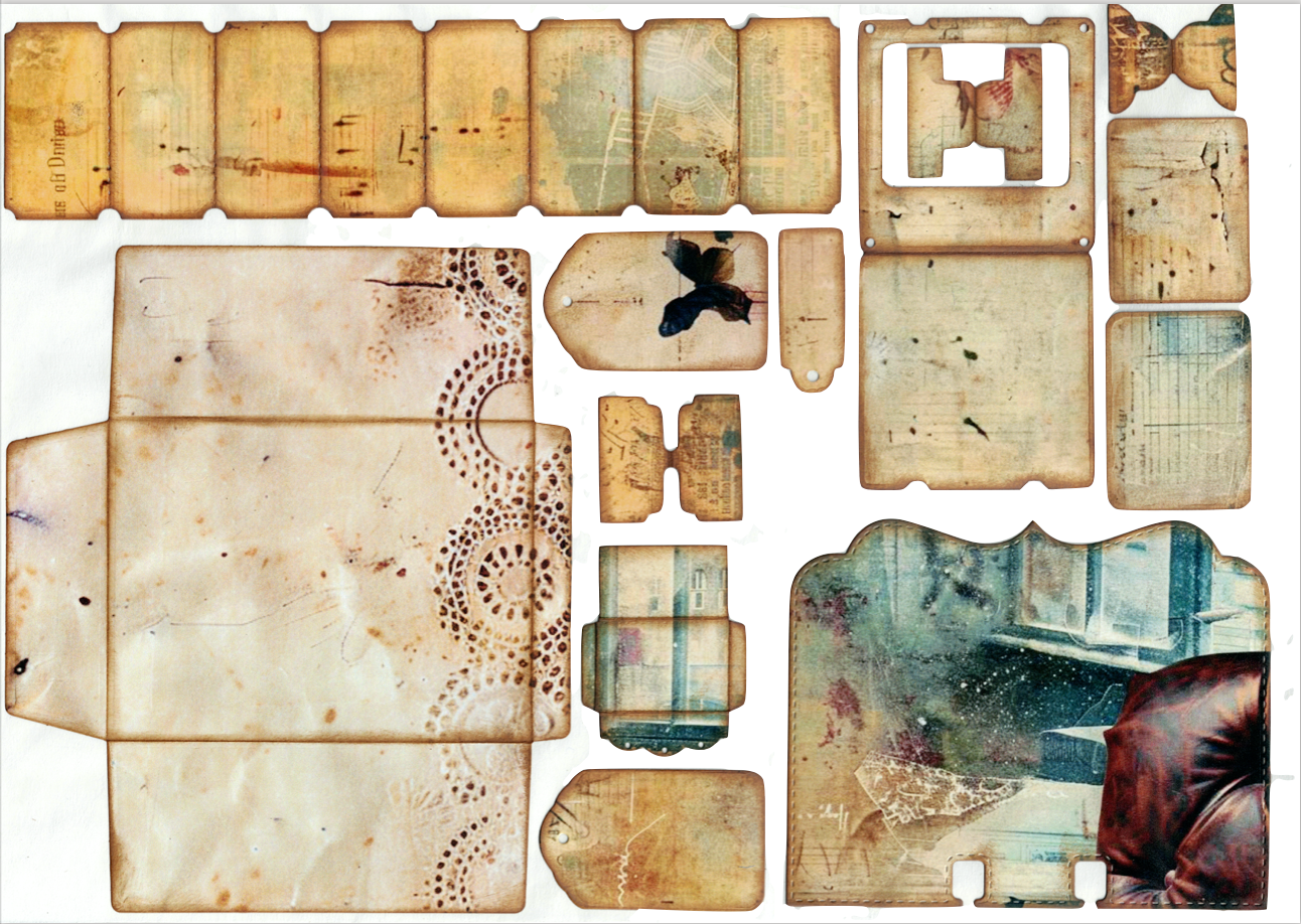 Freebie - hand made ephemera DIGITAL FILE