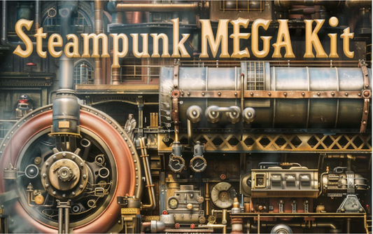 Steampunk challenge - 1 kit 50 projects