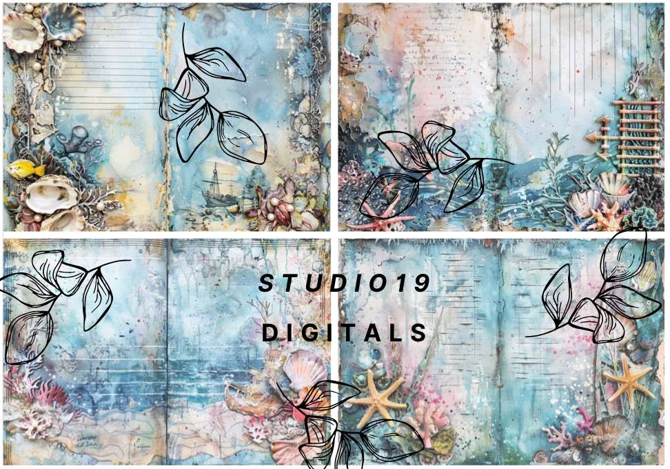 Ocean MEGA Kit - 50 pages (DIGITAL FILE)