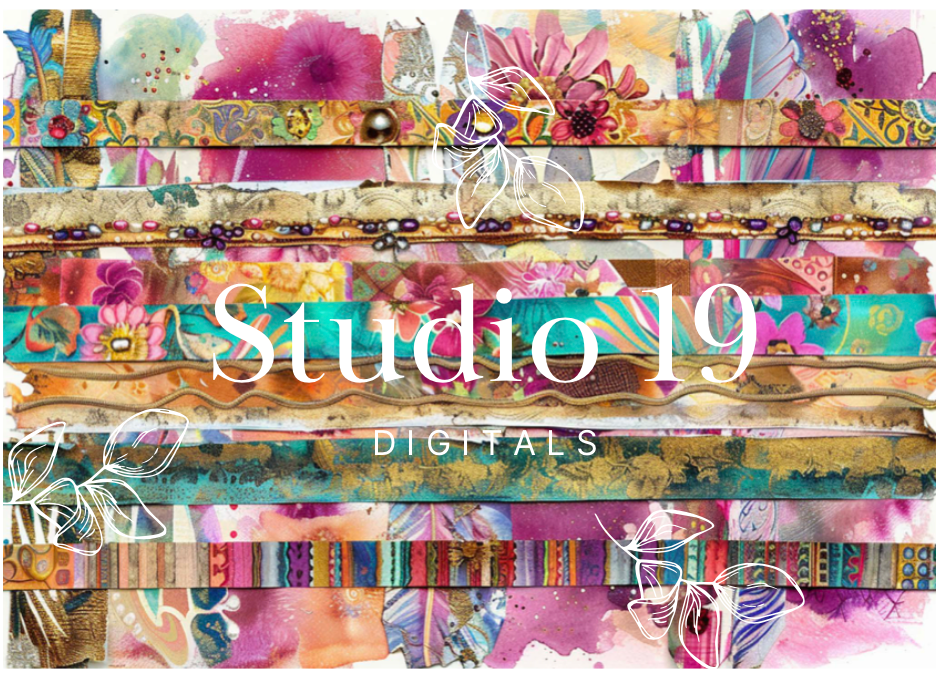 Boho brights scrapbook papers - 36 pages - DIGITAL FILE