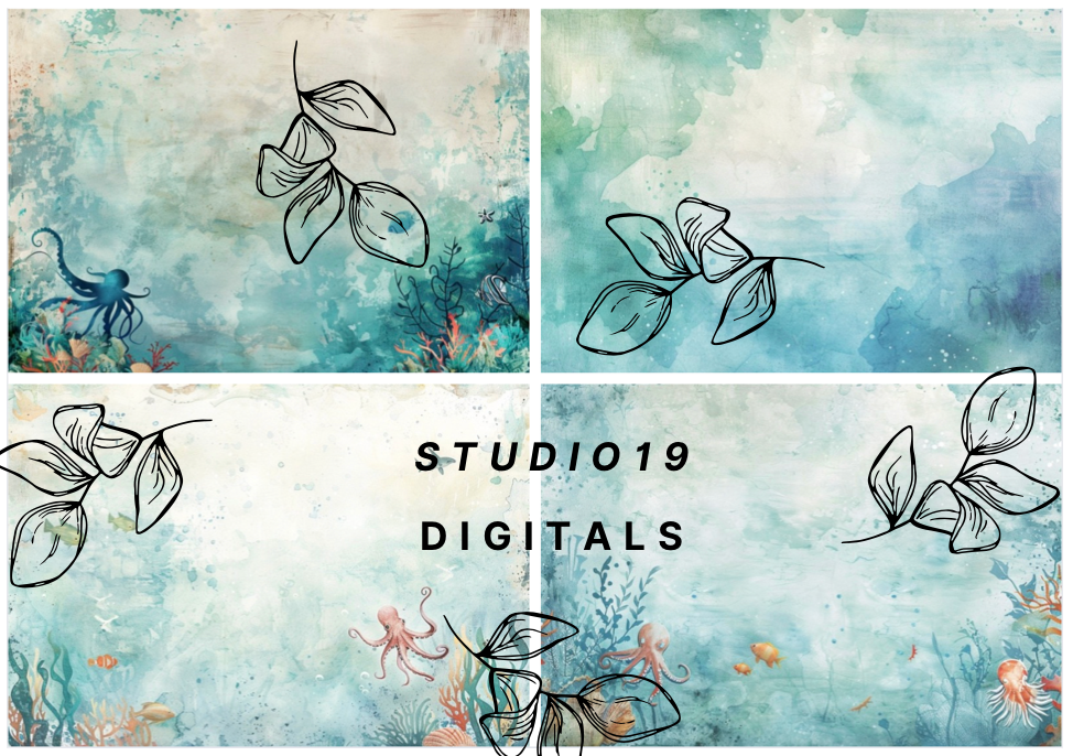 Ocean MEGA Kit - 50 pages (DIGITAL FILE)