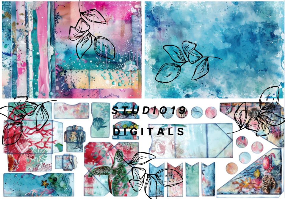 Ocean MEGA Kit - 50 pages (DIGITAL FILE)