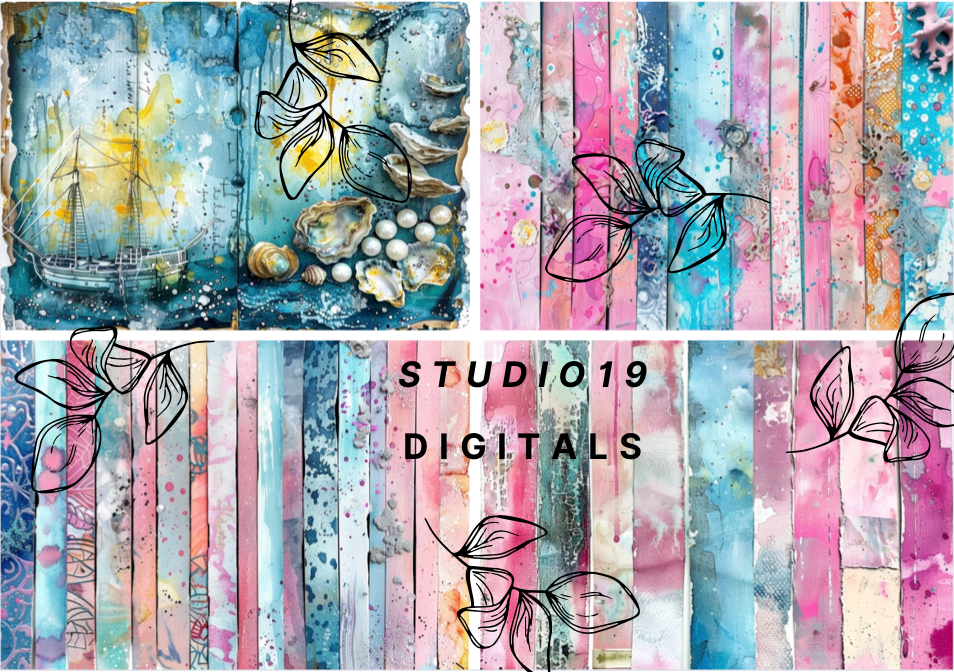 Ocean MEGA Kit - 50 pages (DIGITAL FILE)