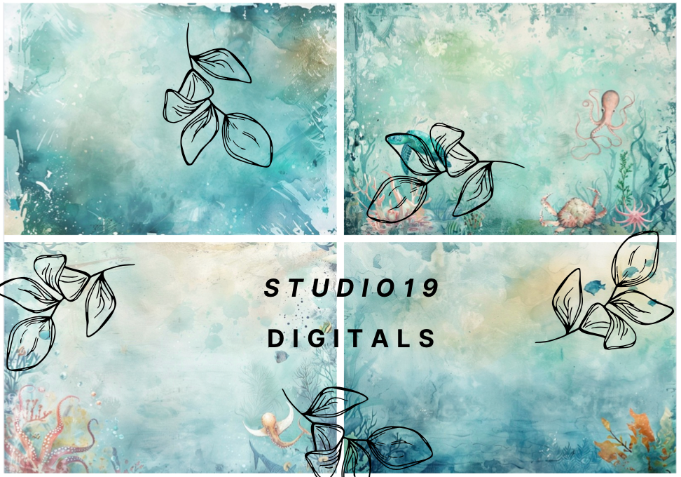 Ocean MEGA Kit - 50 pages (DIGITAL FILE)