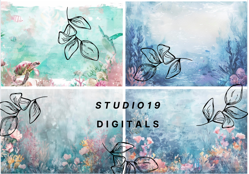 Ocean MEGA Kit - 50 pages (DIGITAL FILE)