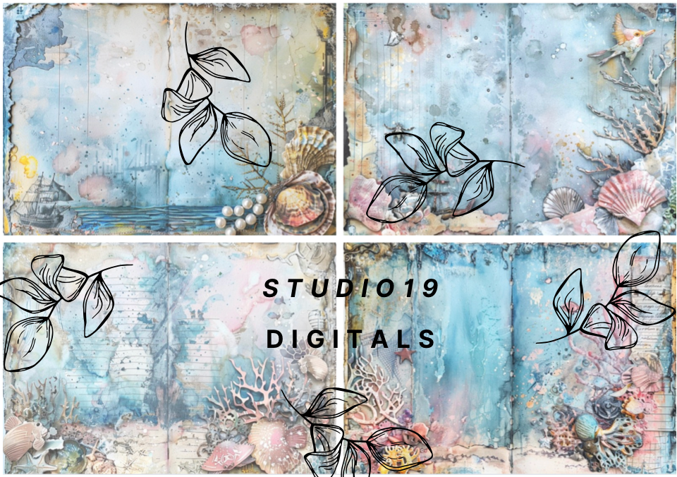 Ocean MEGA Kit - 50 pages (DIGITAL FILE)