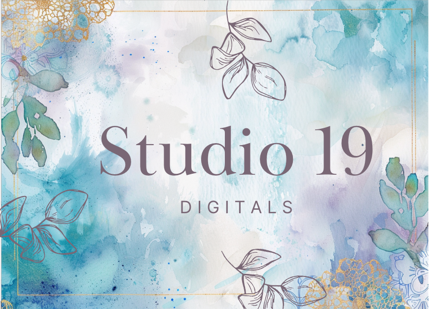 Watercolour florals journal papers - 20 pages (DIGITAL FILE)