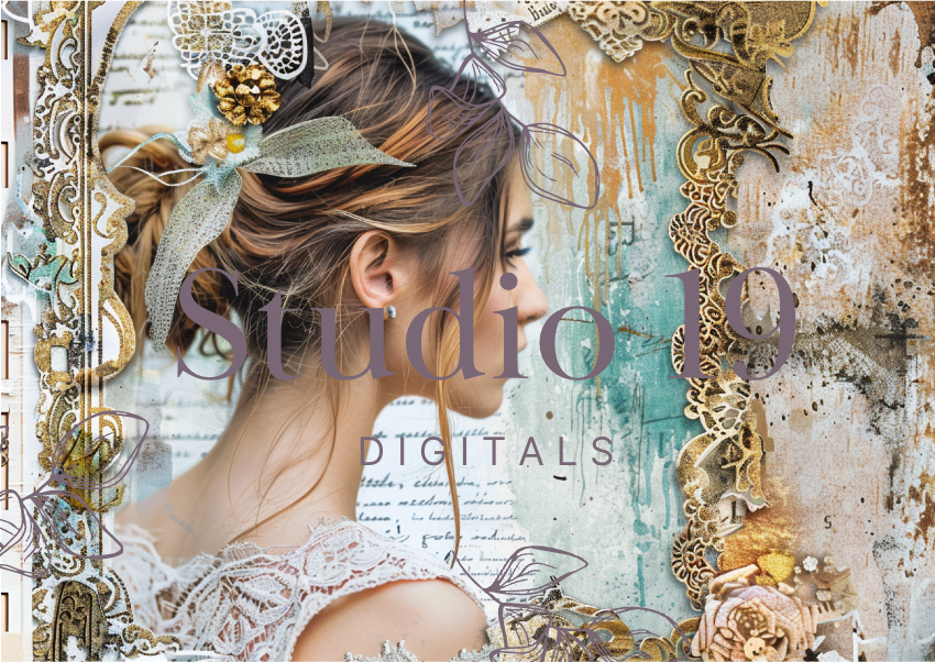 Boho girls feature pages (24 papers ) DIGITAL FILE