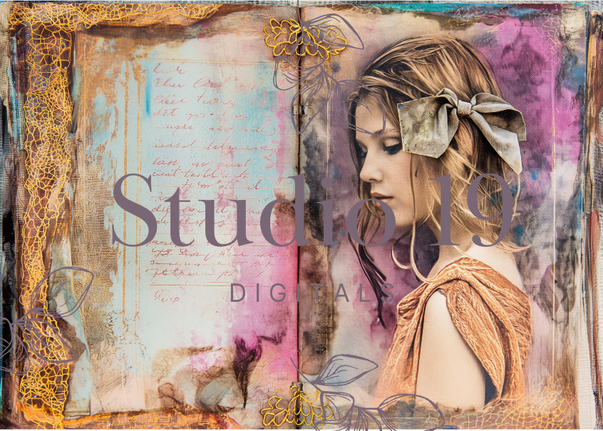 Boho girls journal papers (37 pages) DIGITAL FILE