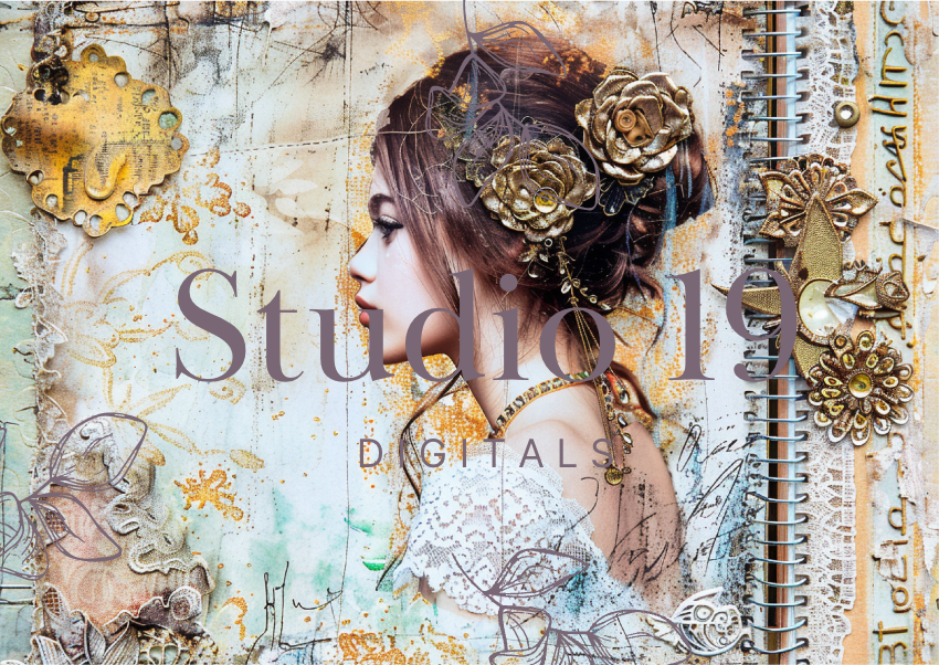 Boho girls journal papers (37 pages) DIGITAL FILE