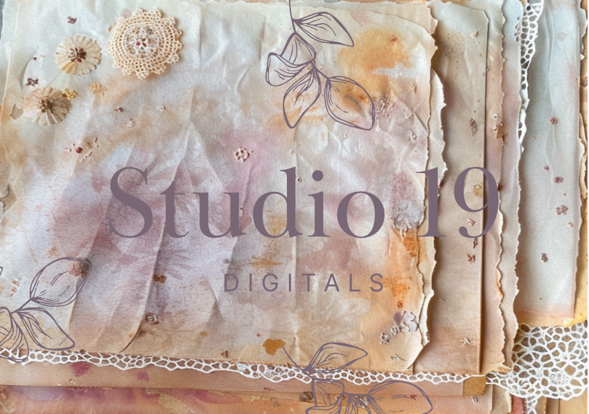 Boho Nature journal papers (25 pages) DIGITAL FILE