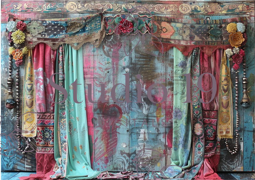 Softly Boho scrapbook papers (47 pages) DIGITAL FILE