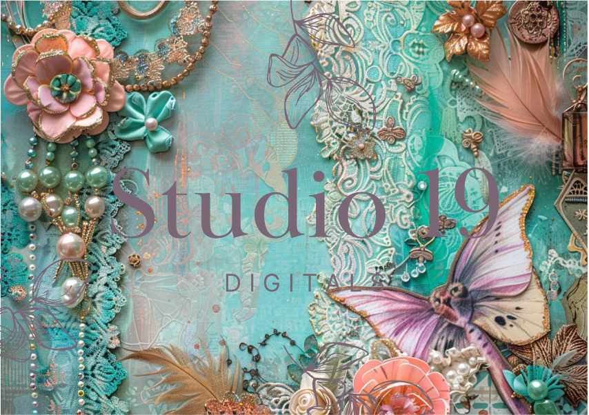 Softly Boho scrapbook papers (47 pages) DIGITAL FILE