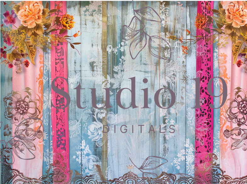 Softly Boho scrapbook papers (47 pages) DIGITAL FILE