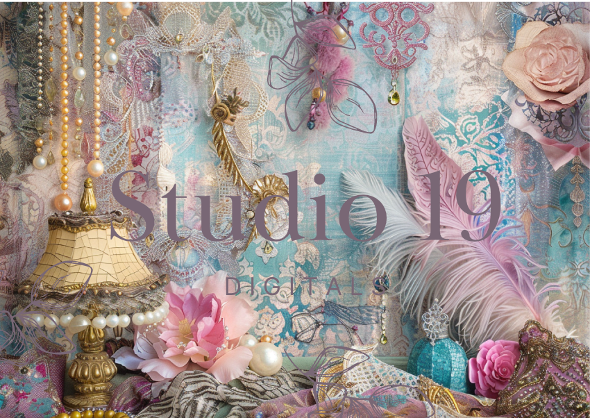 Softly Boho scrapbook papers (47 pages) DIGITAL FILE