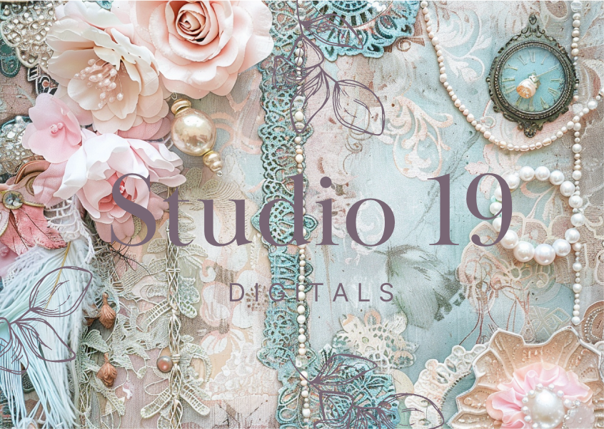 Softly Boho scrapbook papers (47 pages) DIGITAL FILE