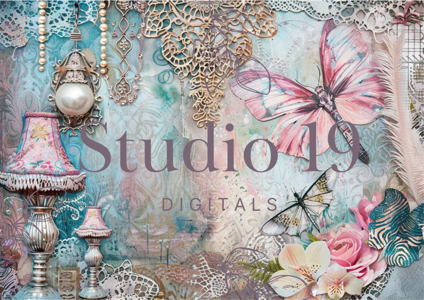 Softly Boho scrapbook papers (47 pages) DIGITAL FILE