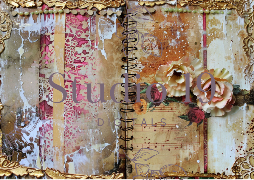 Softly Boho scrapbook papers (47 pages) DIGITAL FILE