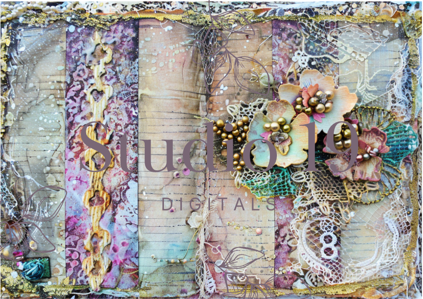 Softly Boho scrapbook papers (47 pages) DIGITAL FILE