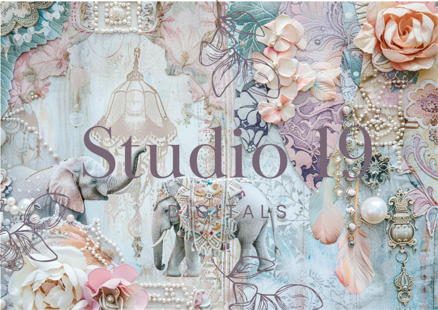 Softly Boho scrapbook papers (47 pages) DIGITAL FILE