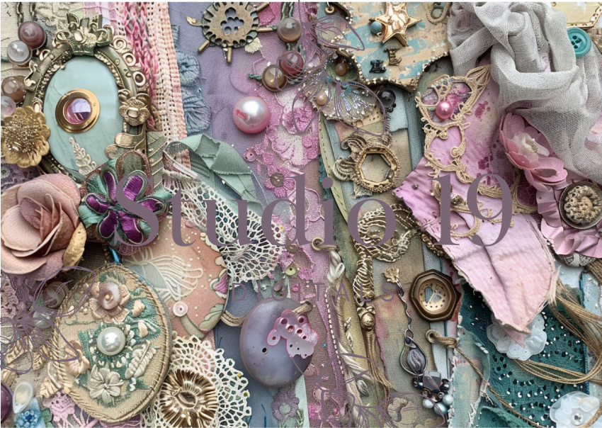 Softly Boho scrapbook papers (47 pages) DIGITAL FILE