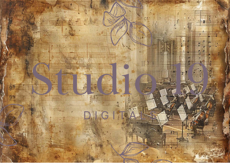 Vintage music collection - 44 papers (DIGITAL FILE)